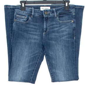 DL1961 Womens Jeans Abbey Petite Boot Cut Zip Fly Blue Size 25 ER